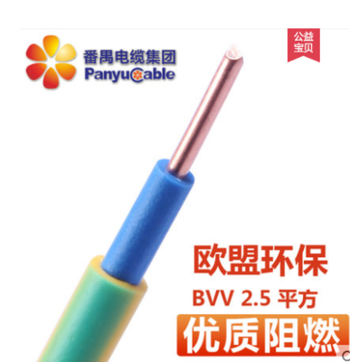 BVV 2.5聚氯乙烯绝缘护套电线